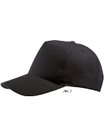 SOL'S Buzz 5 panelová kšiltovka 25.8811 black SOL'S Buzz 5 panelová kšiltovka 25.8811 black