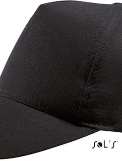 SOL'S Buzz 5 panelová kšiltovka model 22461059 black