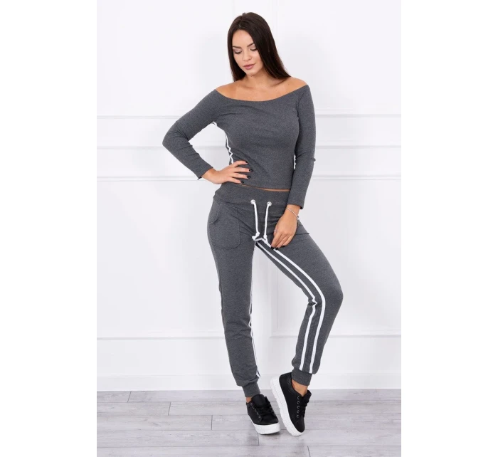 Sada s dvojitými pruhy grafit