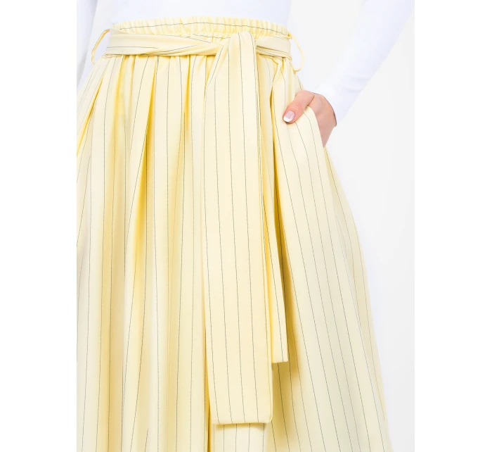 Spódnica IT SD model 22011449 jasny żółty - FPrice Spódnica IT SD model 22011449 jasny żółty - FPrice