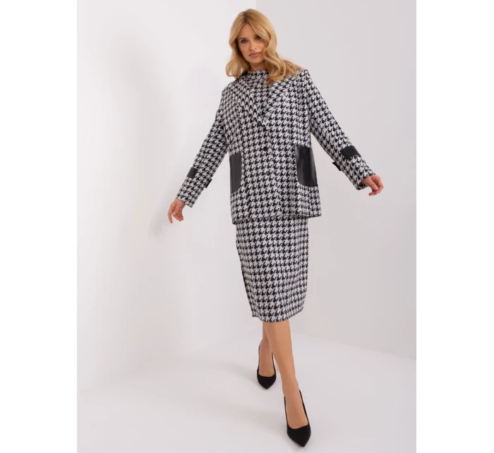 Bunda LK MA 509511.99 bílá a černá