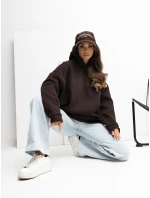 Bluza RV BL model 21777684 ciemny brązowy - FPrice Bluza RV BL model 21777684 ciemny brązowy - FPrice