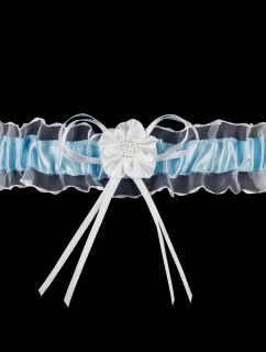 Podvazek PW-18 modrá - Julimex