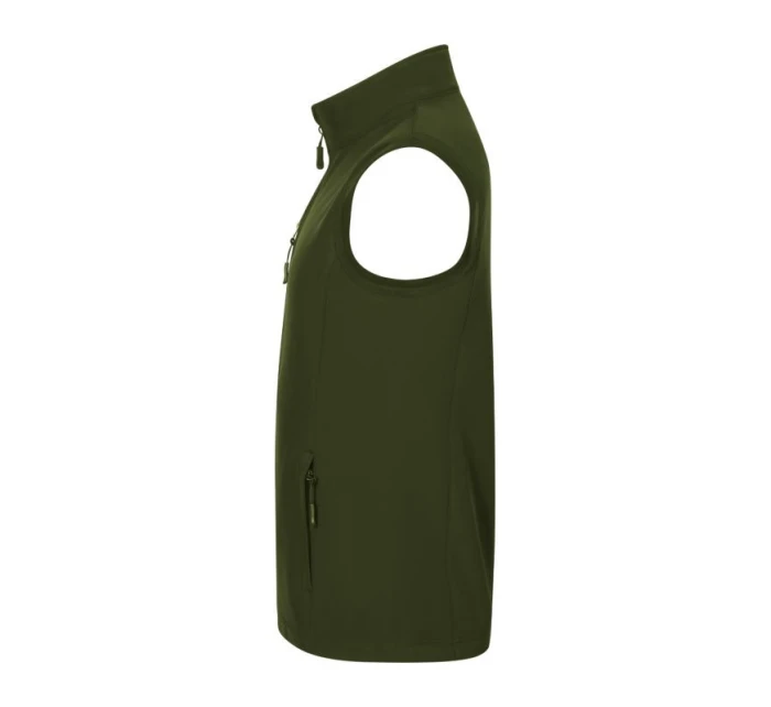 Pánská softshellová vesta Trail (vojenská) Pánská softshellová vesta Trail (vojenská)