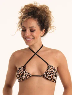 Style Luisa Top Bikini - horní díl 8836-1 braunschwarz - RosaFaia