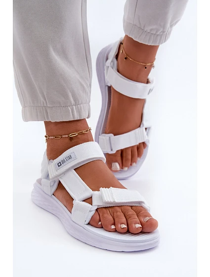 Dámské Sandály Big Star bílé model 21533051 - Big Star Shoes