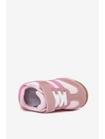 Dětské sneakersy sportovní boty na suchý zip růžové model 21700665 - Boto Dětské sneakersy sportovní boty na suchý zip růžové model 21700665 - Boto