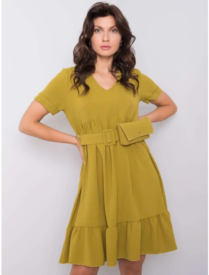 Šaty DHJ SK model 17614713 olivový - FPrice