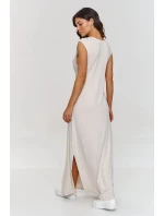 Denní šaty model 21145689 béžové - Makadamia