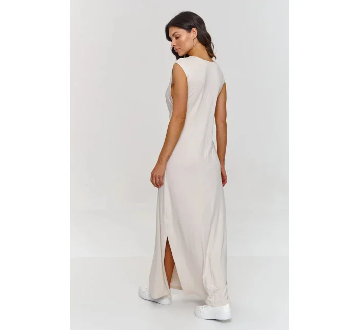 Denní šaty model 21145689 béžové - Makadamia