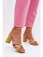 Sandály na podpatku  model 226336 Step in style