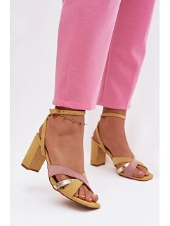 Sandály na podpatku  model 226336 Step in style