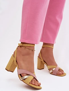 Sandály na podpatku  model 226336 Step in style