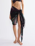 Beach MyWear Pareo - BLACK COMBINATION - TRIUMPH BLACK COMBINATION - TRIUMPH