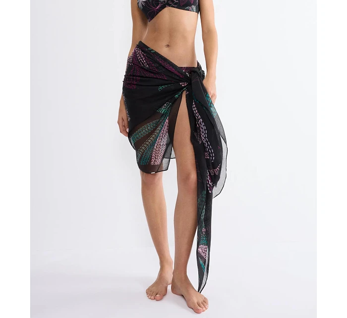 Beach MyWear Pareo - BLACK COMBINATION - TRIUMPH BLACK COMBINATION - TRIUMPH