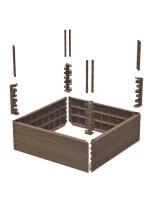 BASE WOOD GARDEN ROCK 4 ELEMENTS RUSTIC BRICKS dětské