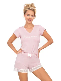 Pyžamo Simply 1/2 Powder Pink - Donna
