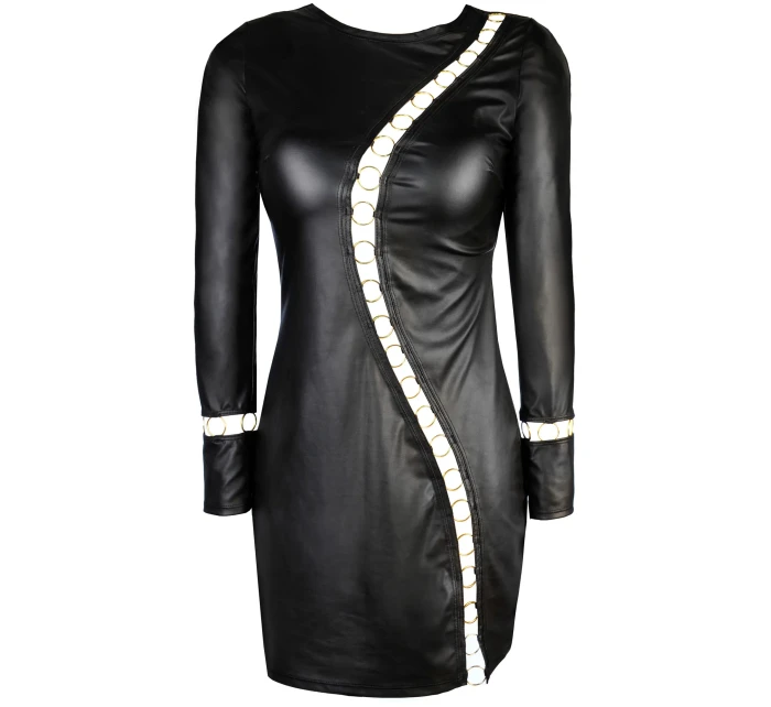 Šaty V-10959 černé - Axami Šaty V-10959 černé - Axami