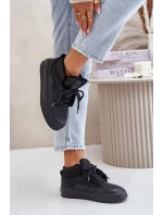 Zateplené Dámské Tenisky Big Star Černé Zateplené Dámské Tenisky Big Star Černé