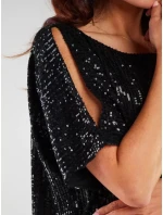 Dámské mini šaty s  Černá  model 19916509 - awama