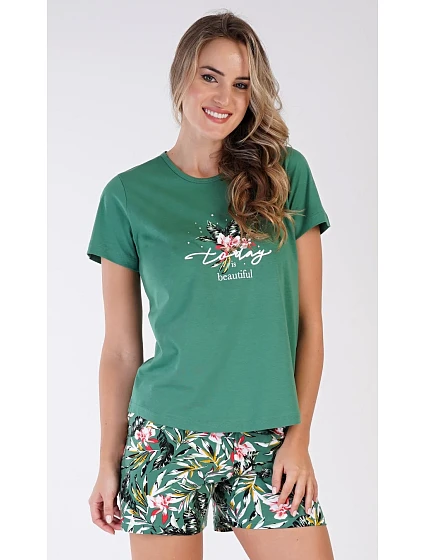 Dámské pyžamo šortky model 22407589 - Vienetta Dámské pyžamo šortky model 22407589 - Vienetta