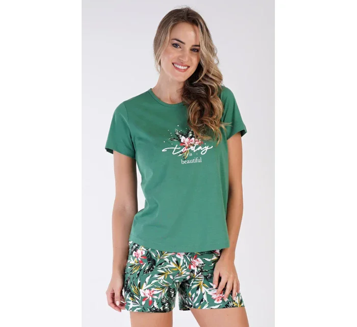 Dámské pyžamo šortky model 19903034 - Vienetta Dámské pyžamo šortky model 19903034 - Vienetta