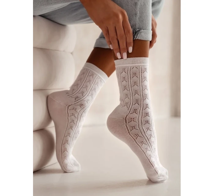Milena ponožky 0989-007 Ażur 37-41 Milena ponožky 0989-007 Ażur 37-41