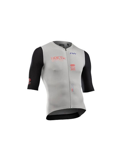 Cyklistické tričko NORTHWAVE Extreme Evo Jersey, šedé Cyklistické tričko NORTHWAVE Extreme Evo Jersey, šedé