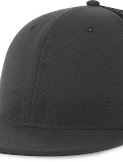 Atlantis Headwear Snap Mesh-S 6 panelová Trucker kšiltovka 33.0257 dark grey/black