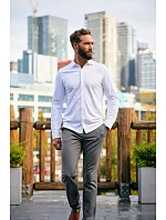 Cutter & Buck Advantage Shirt Men Piqué košile s dlouhým rukávem 68.2410 anthracite melange Cutter & Buck Advantage Shirt Men Piqué košile s dlouhým rukávem 68.2410 anthracite melange