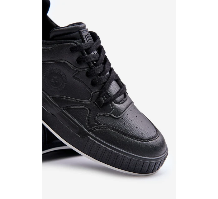 Pánské Tenisky Z Eko Kůže Big Star OO174004 Černé Pánské Tenisky Z Eko Kůže Big Star OO174004 Černé