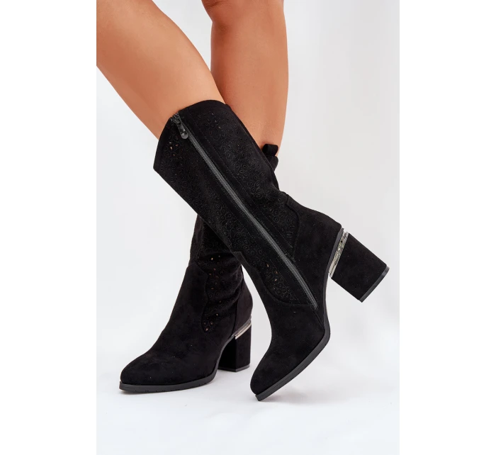 Kozačky  Po   Černé model 21686940 - S.Barski