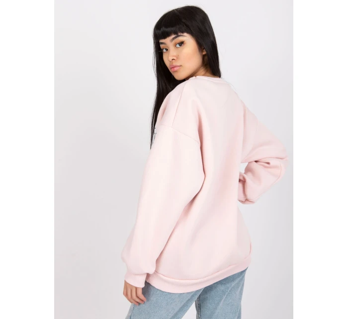 Mikina EM BL 617 H.21X světle růžová