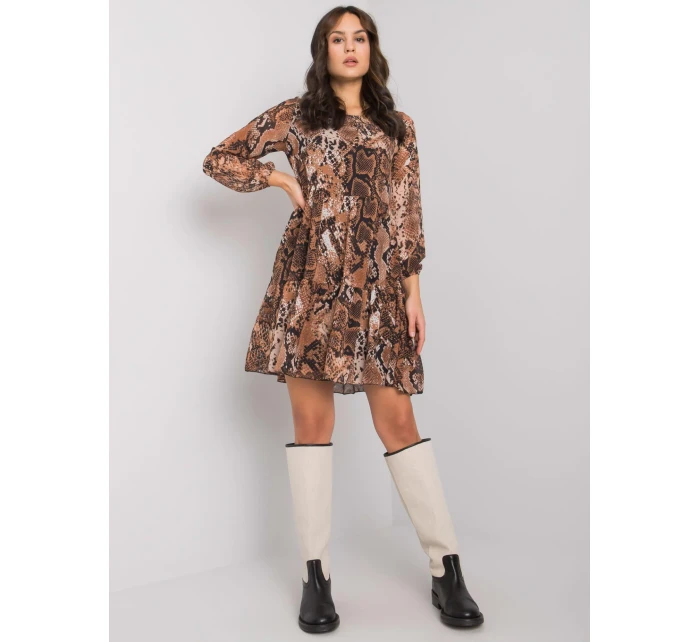 Šaty WN SK 2311 2.76 světle hnědá