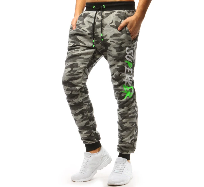 Pánské světle šedé teplákové kalhoty moro model 21964099 - FashionStreet