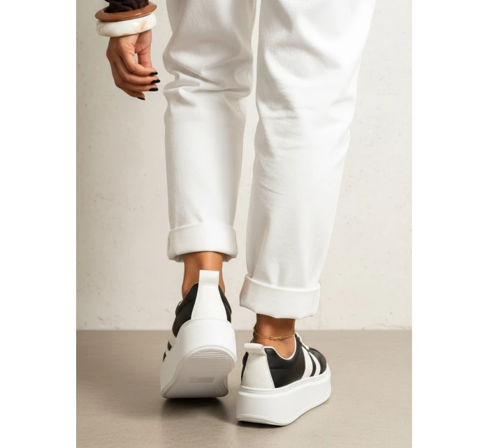 Dámské černé tenisky FashionStreet ZY1395