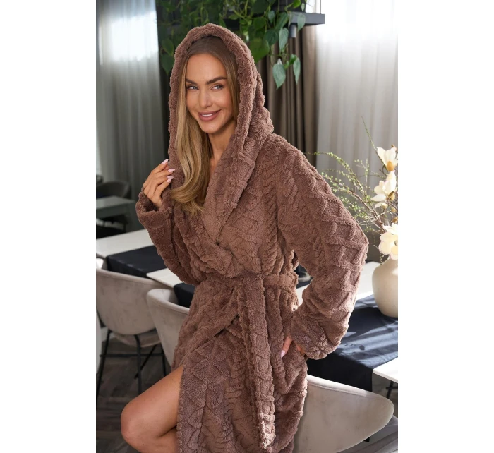 L&L 2402 Geo long S-2XL dámský župan