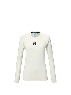 Dámské tričko MILLET Trilogy Wool Ts Ls W, béžové