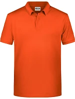 Pánské piqué polo z bio bavlny 02. dark orange model 22437827 - Daiber Pánské piqué polo z bio bavlny 02. dark orange model 22437827 - Daiber