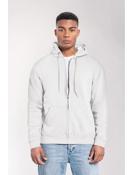 Fruit of the Loom Iconic Premium Hooded Sweat Jacket Mikina s kapucí z těžké bavlny 16.2286 white Fruit of the Loom Iconic Premium Hooded Sweat Jacket Mikina s kapucí z těžké bavlny 16.2286 white