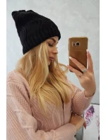 Fleecová čepice Sylwia K244 černá
