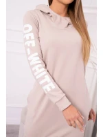 Off White béžové šaty