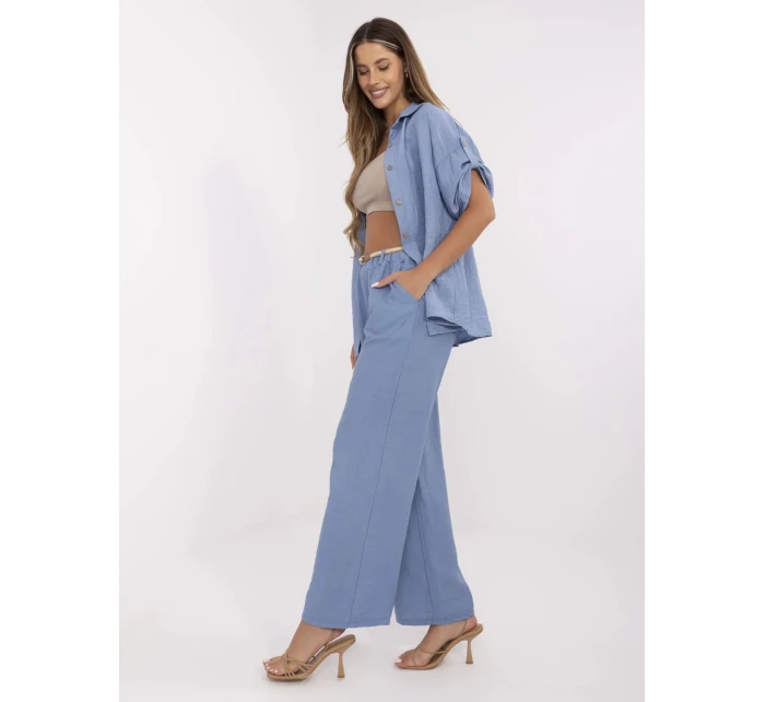 Spodnie MI SP model 21151254 niebieski - FPrice Spodnie MI SP model 21151254 niebieski - FPrice