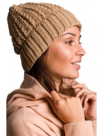 Pletená čepice velbloudí barva model 18002942 - BeWear