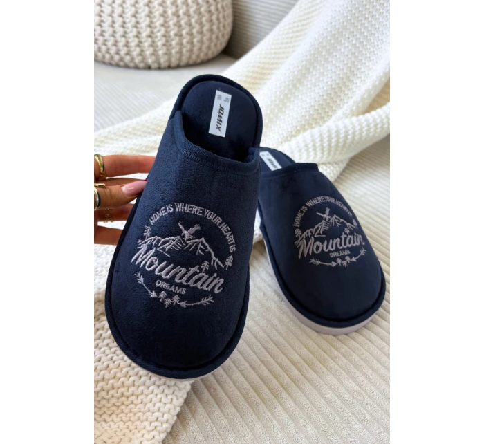 Pánské domácí pantofle Tiranne – granátové