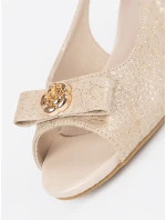 Praktické polobotky zlaté dámské Obcas Praktické polobotky zlaté dámské Obcas