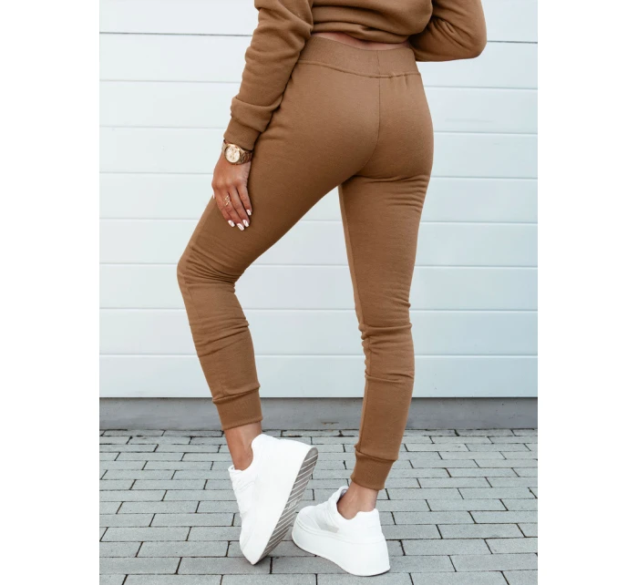 Dámské tepláky FITS hnědé FashionStreet UY2146