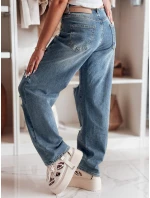 Dámské džínové kalhoty s dírami DEMARIP modré FashionStreet UY2486