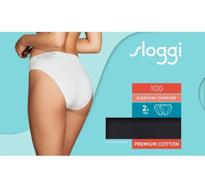 Dámské kalhotky Sloggi 24/7 100 Tai 2P černé