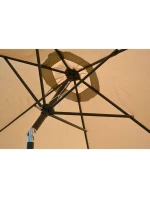 ZAHRADNÍ SLUNEČNÍK 300 CM SKLÁDACÍ BÉŽOVÝ